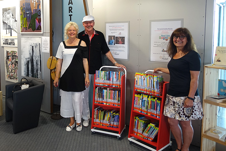 Tolle Spenden des Fördervereins für die Stadtbücherei Alsdorf